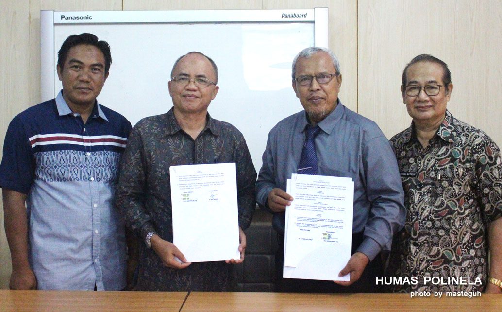 Penandatanganan Nota Kesepahaman antara SMKN 1 Gelumbang dan SMKN 1 Babat Supat dengan Politeknik Negeri Lampung