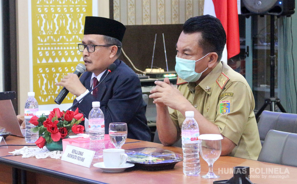 Direktur Polinela dan Kepala Dinas Pariwisata Propinsi Lampung