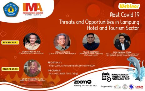 POST COVID 19 - THREAT AND OPPORTUNITY FOR LAMPUNG HOTEL AND TOURISM SECTOR
