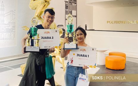 mahasiswa Polinela juara Poparnas 2023 palembang