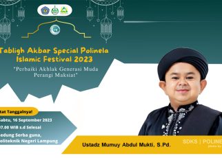 Tabligh akbar special polinela islamic festival 2023