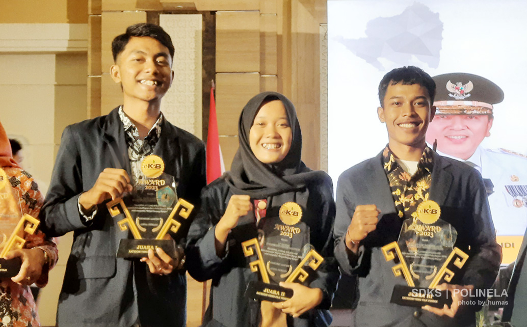 mahasiswa polinela raih juara dan penghargaan di ajang e-kpb award pemprov lampung
