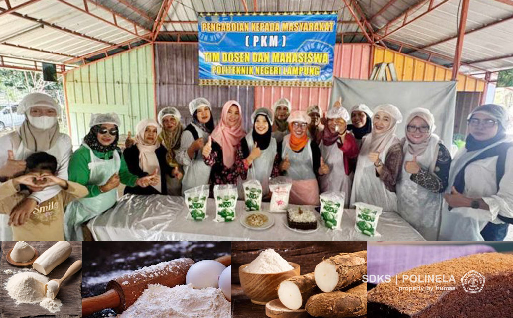 Dosen Polinela Kembangkan Brownies Bahan Dasar Mocaf untuk Perkuat UMKM