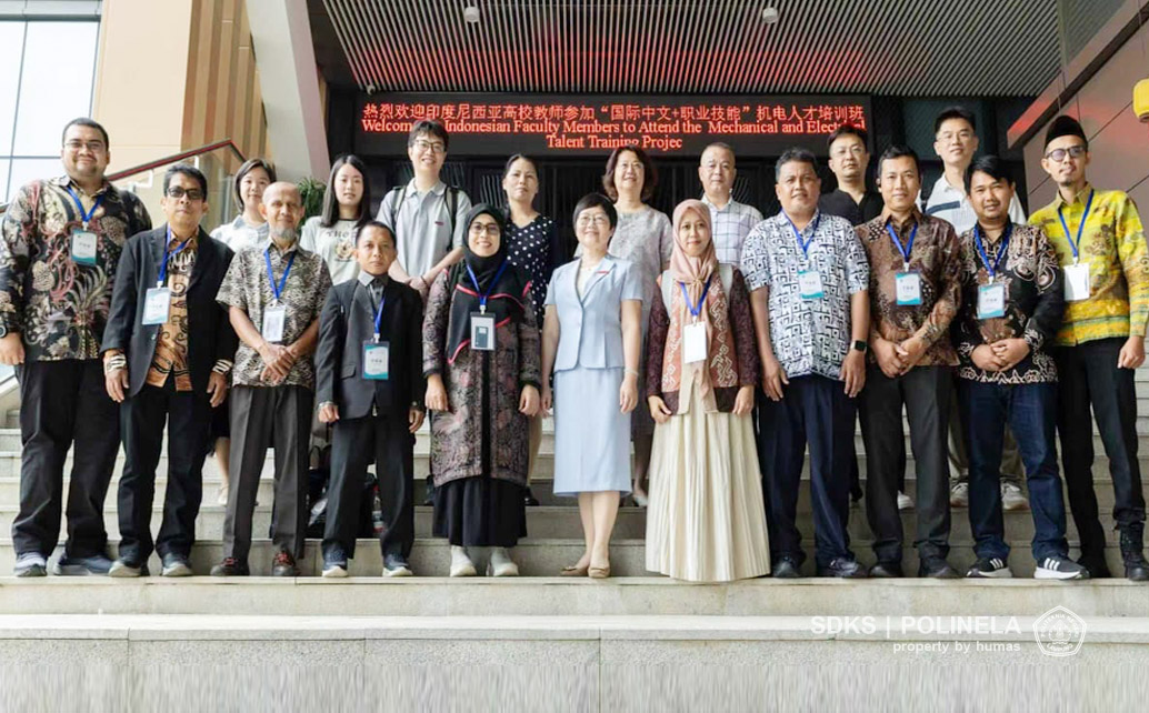 Polinela kirim Dosen Teknologi Rekayasa Elektronika Program Training Internasional Industrial Robotics di Tiongkok