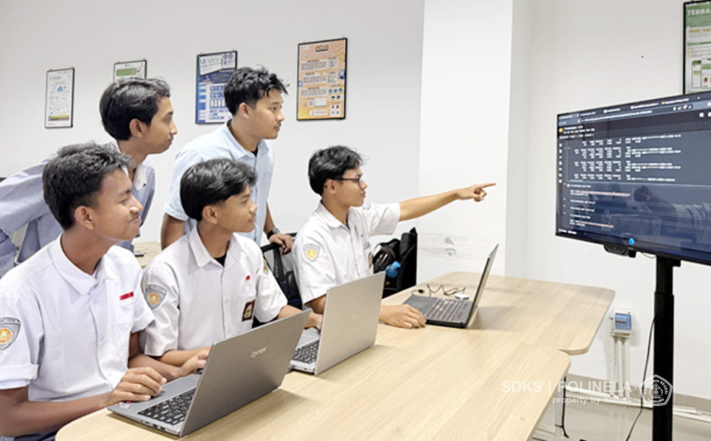 prodi TRPL Polinela dipercaya sebagai pembimbing eksebisi tim siswa smk wakil provinsi lampung peserta LKS Nasional 2026 di bidang AI